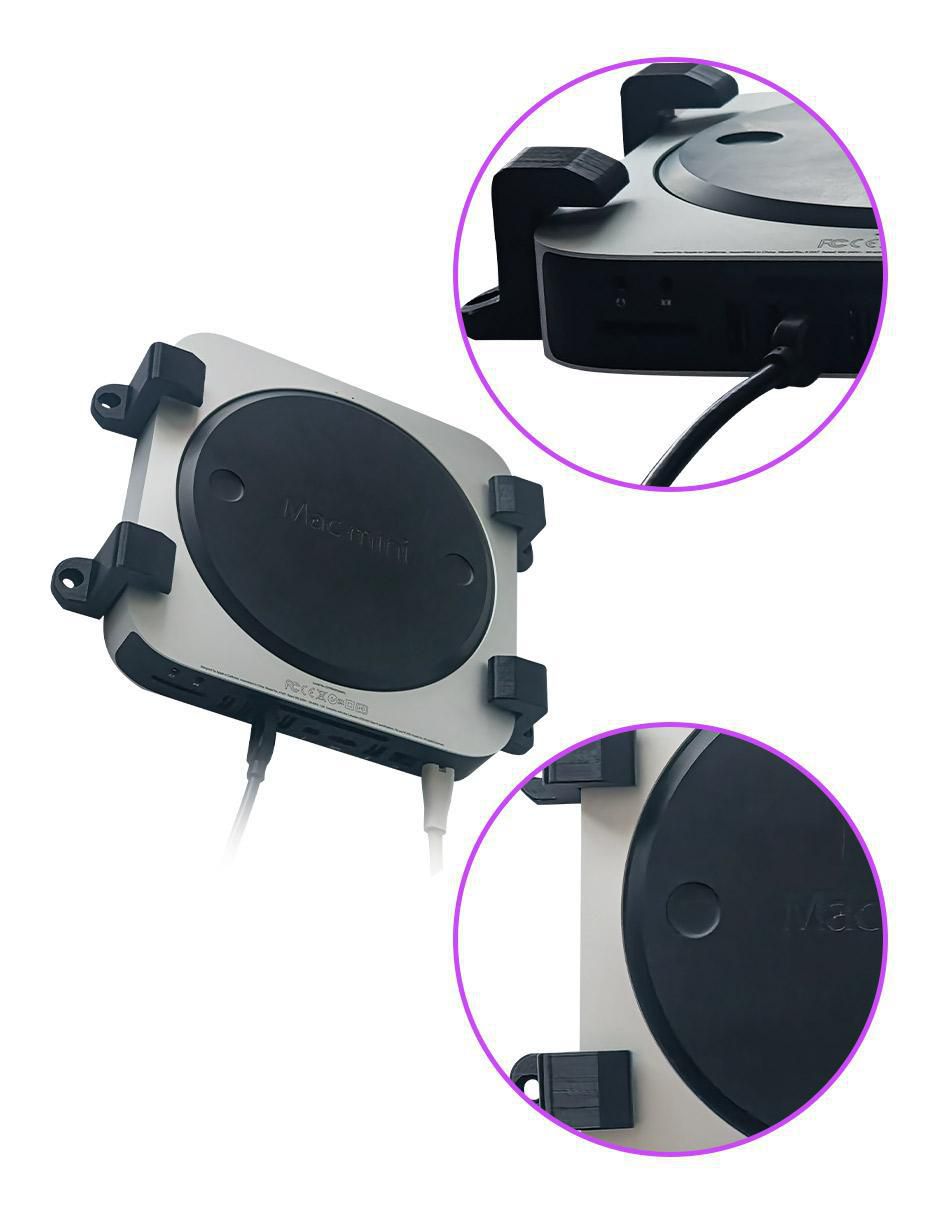 Soporte para ordenador pared Macmini 3