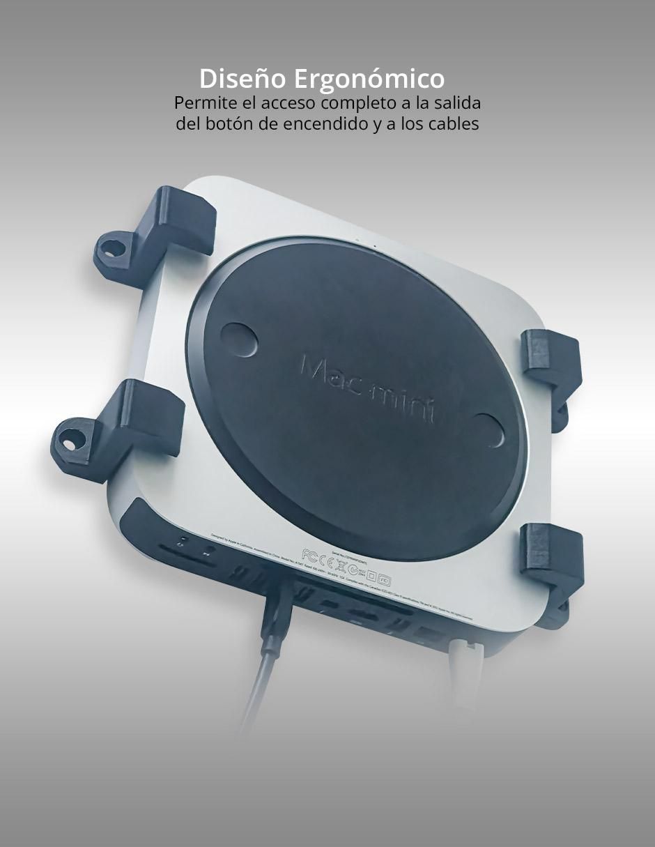 Soporte para ordenador pared Macmini 6