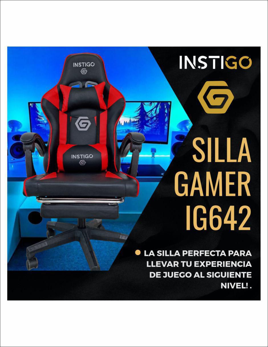 Silla gamer instigo ig642 delux