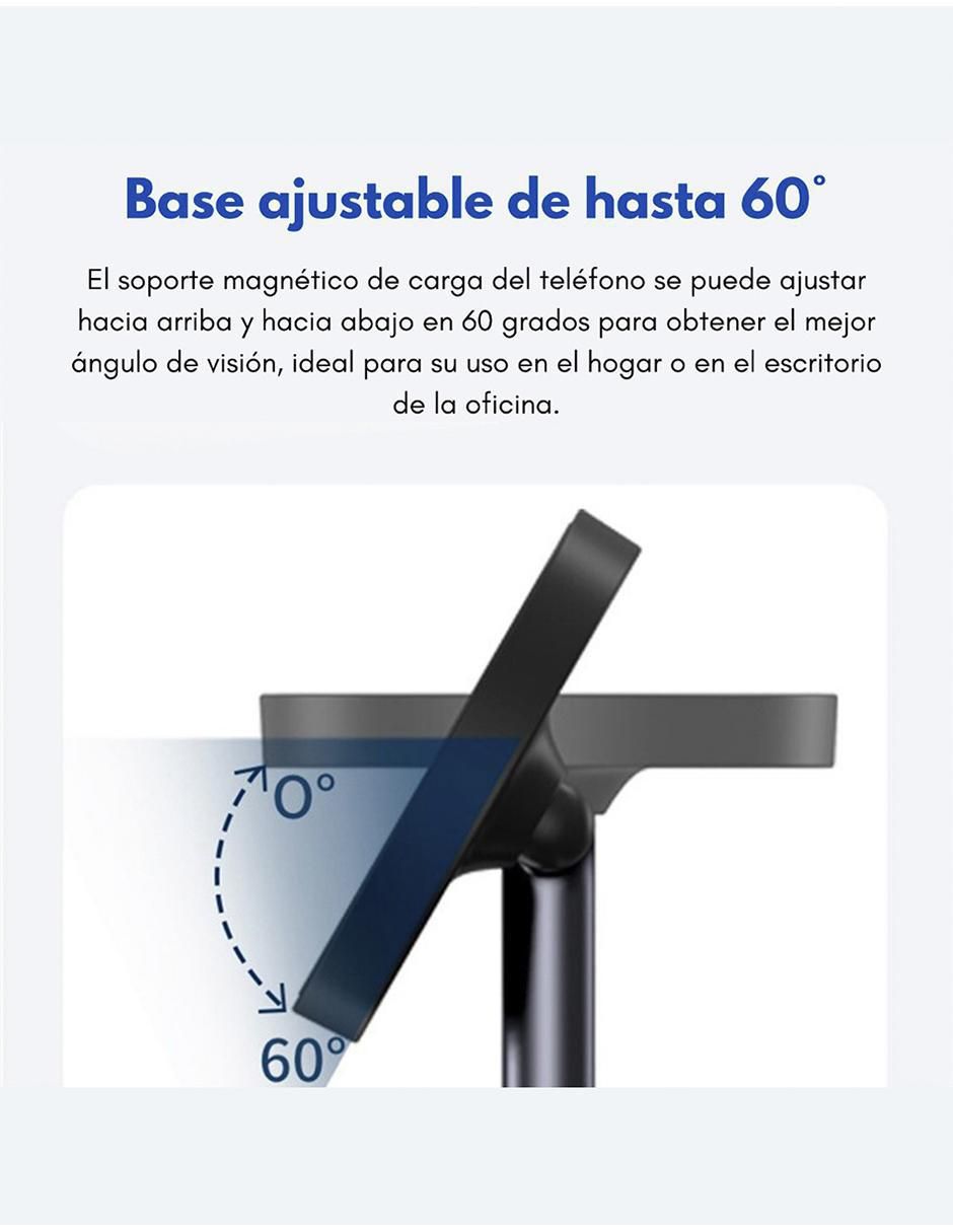 Estación de carga mr. gadgets "de" 15 w usb tipo c