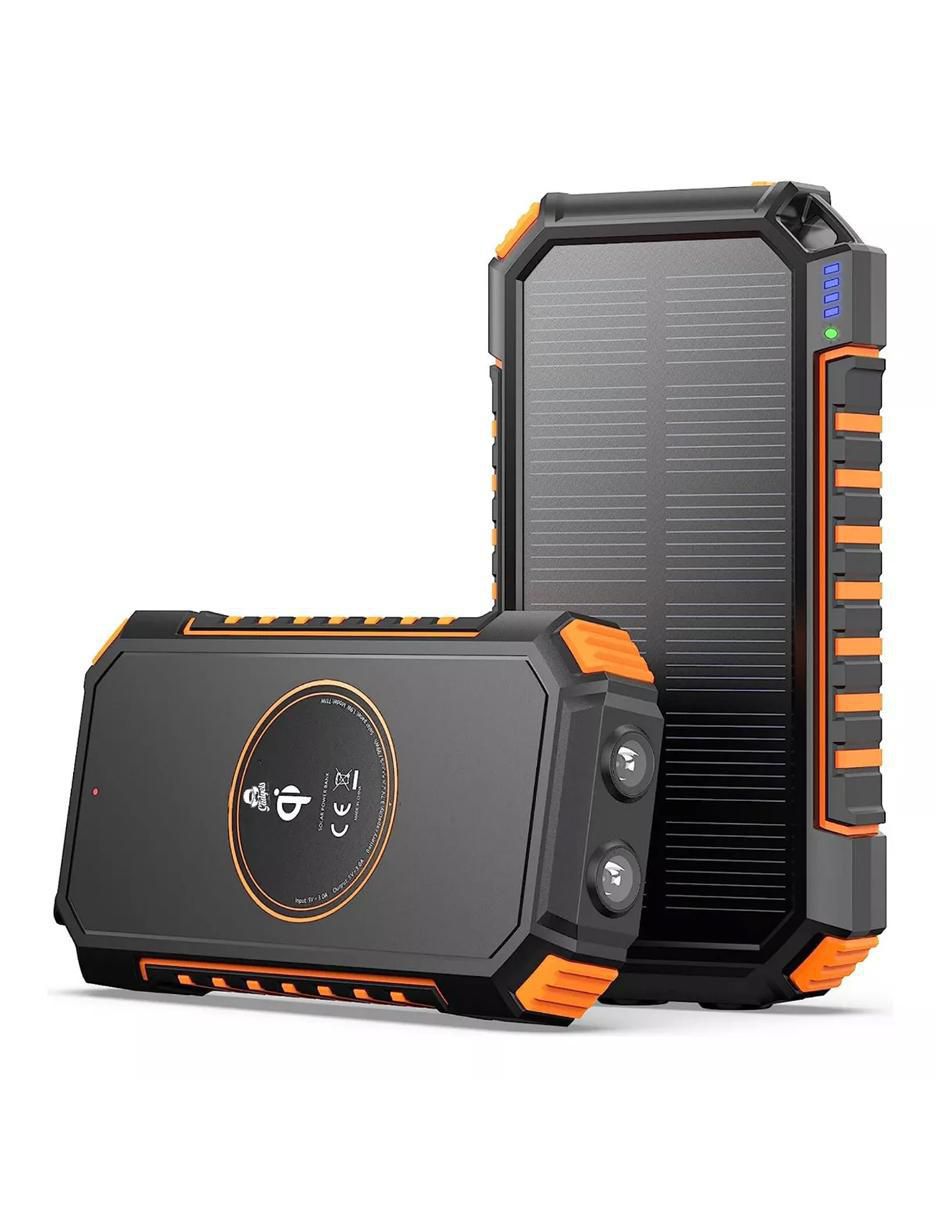 Bateria Externa Solar 20000mah Plus Para Celular Iphone Xiaomi