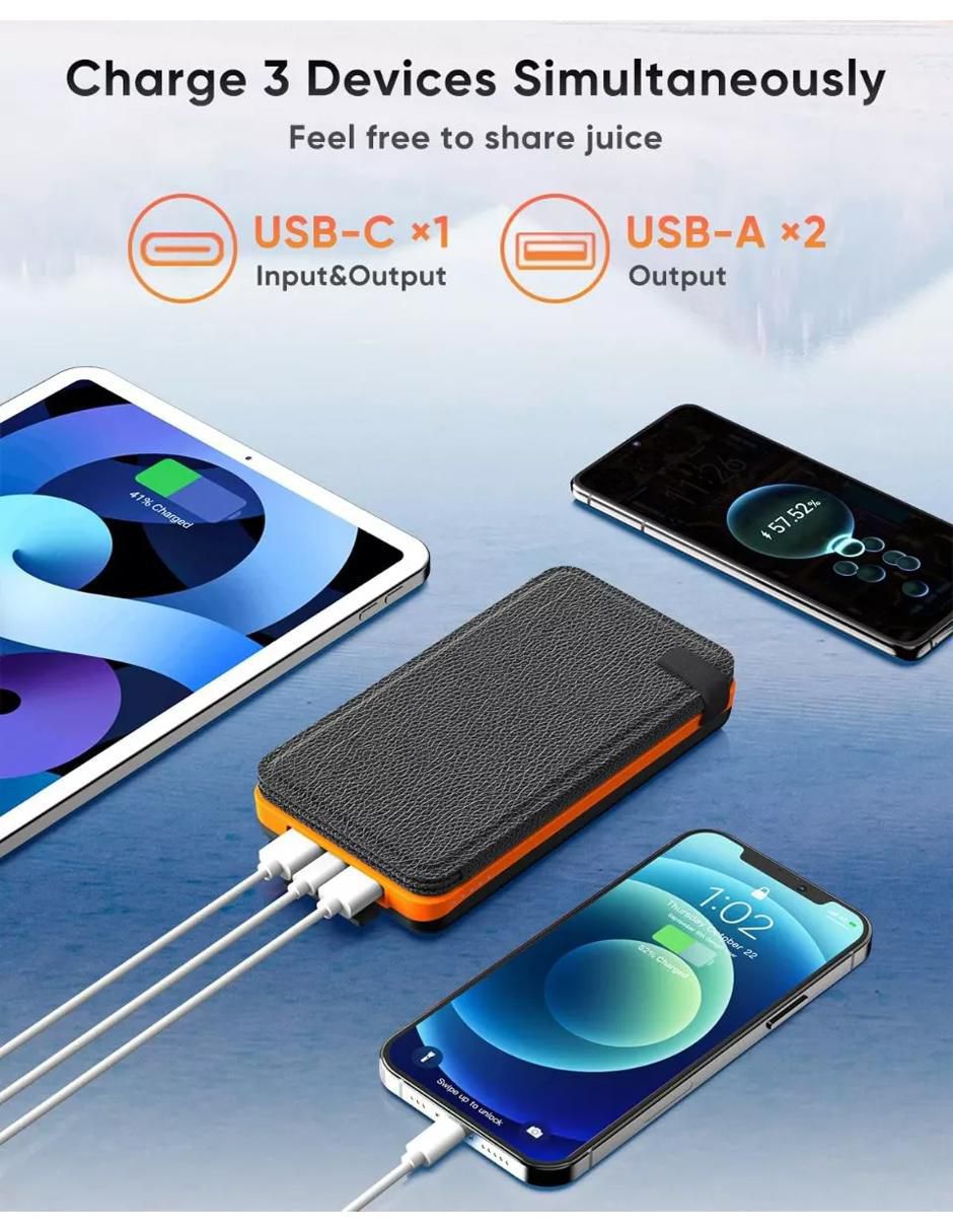 Batería portátil 20000 mAh Nova Charger Plus 3