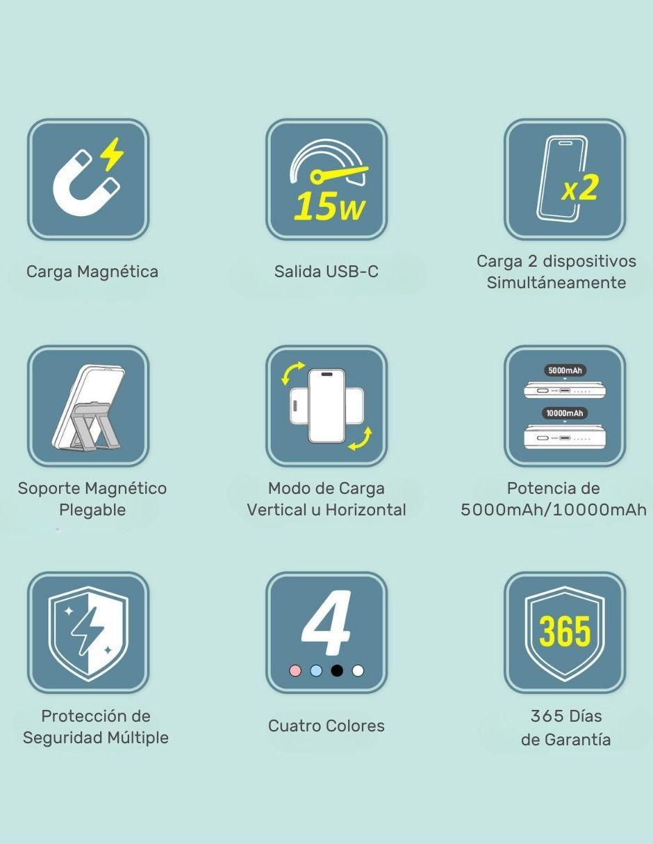 Batería portátil Adam Elements 5000 mAh CS5