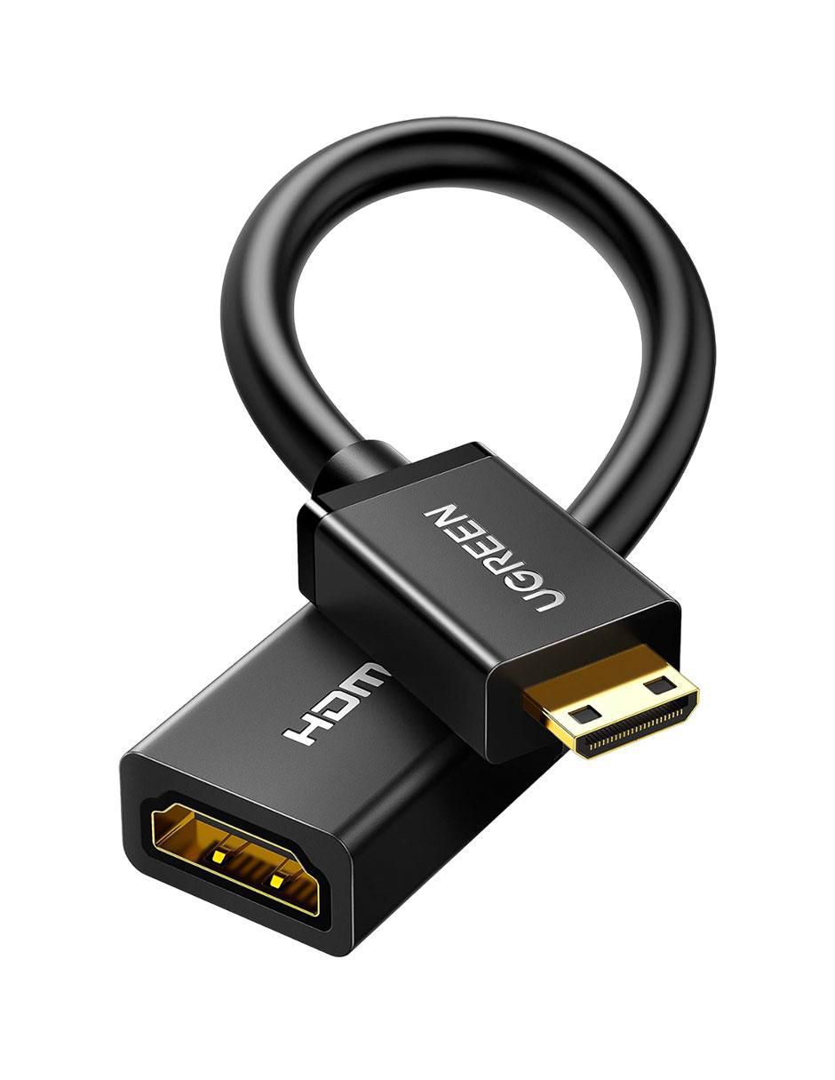 Cable mini HDMI a tipo HDMI 4K de 22 cm