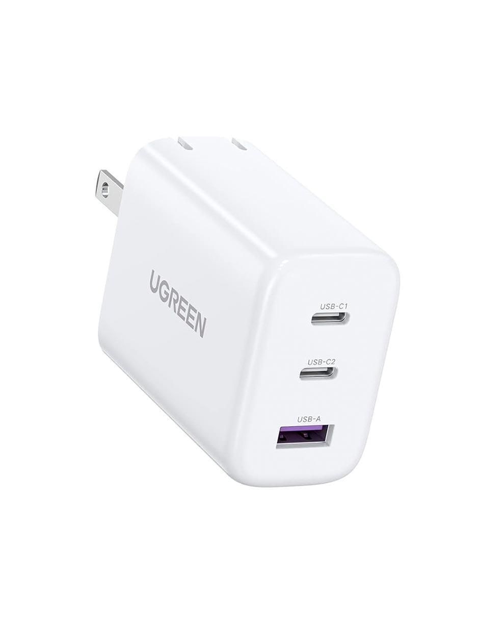 Cargador pared USB tipo A + USB tipo C Cargador pared USB tipo A + USB tipo C