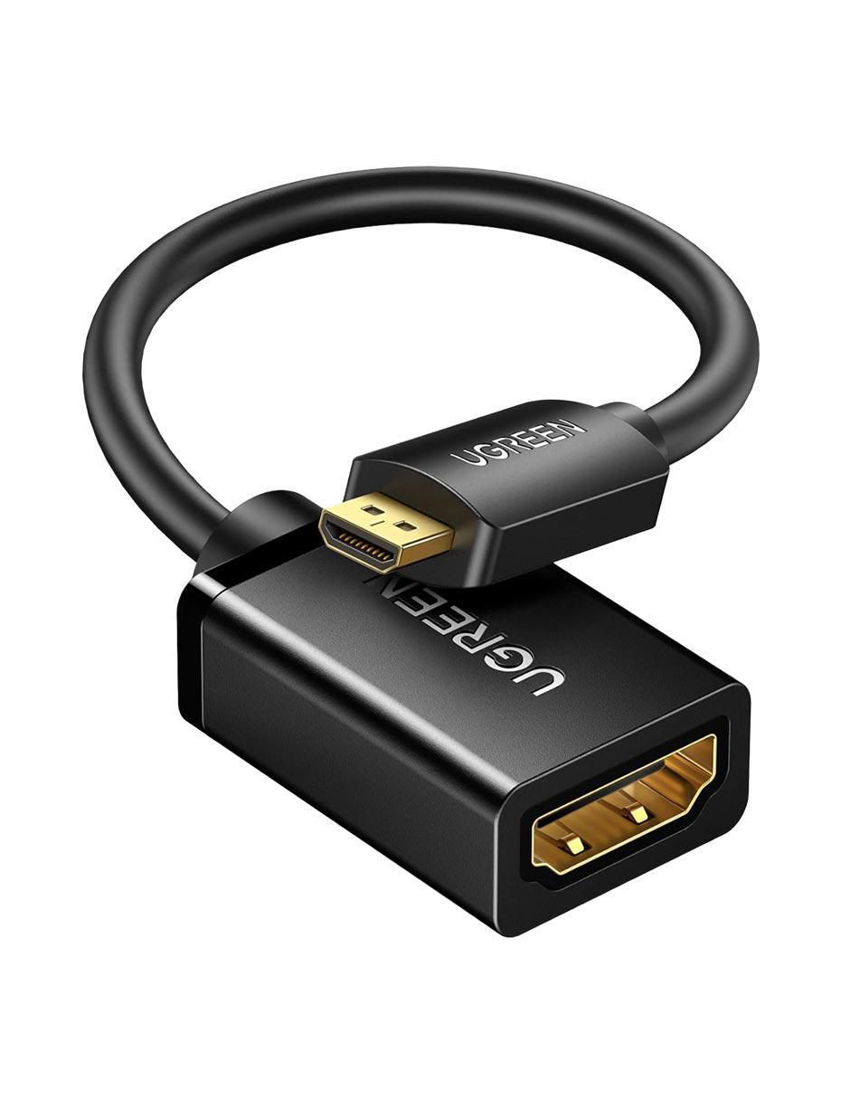 Cable micro HDMI a tipo HDMI 4K de 20 cm
