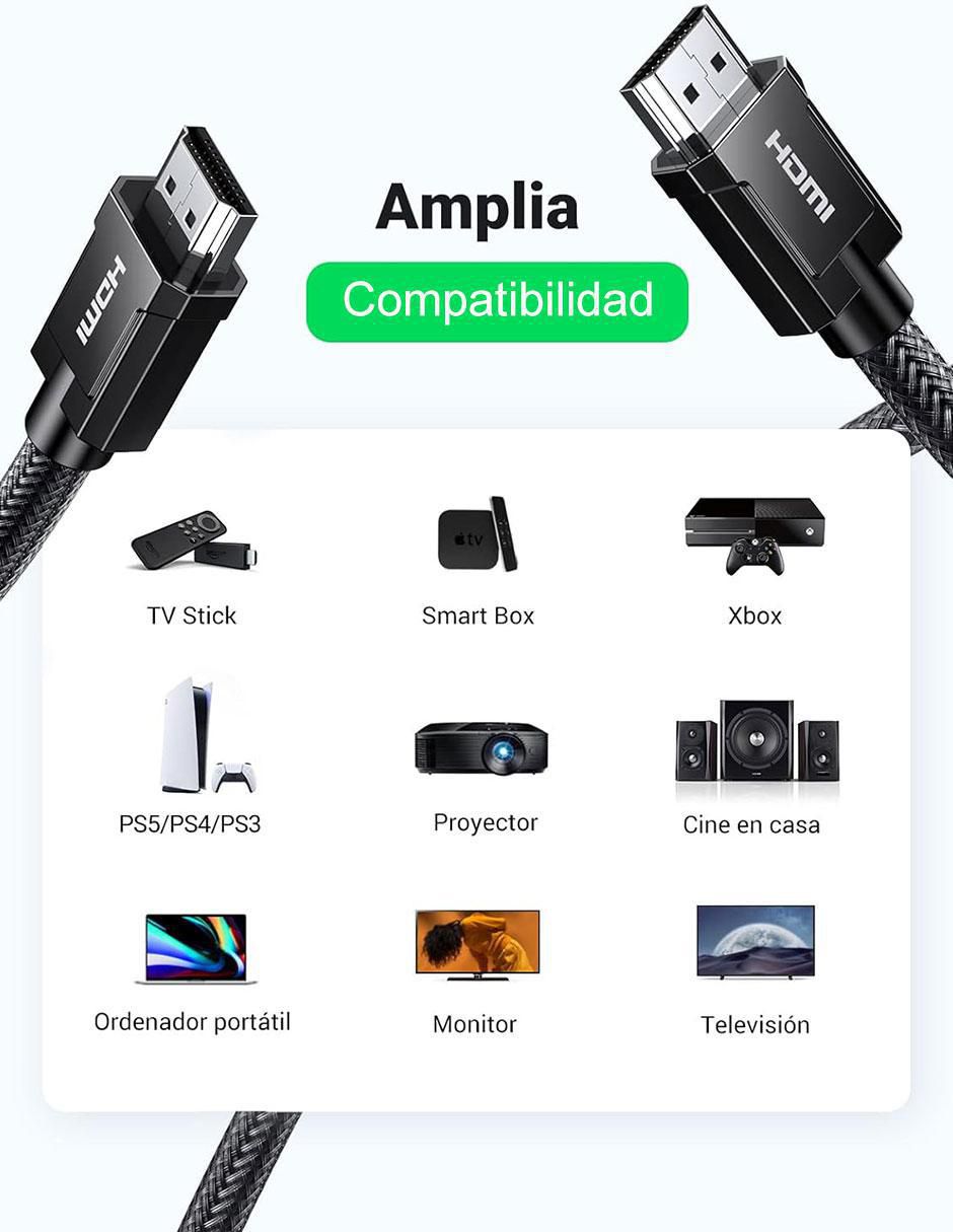 Cable HDMI 8K de 2 m 5