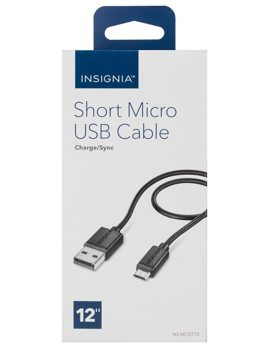 Cable micro USB a tipo USB A de 30 cm 3