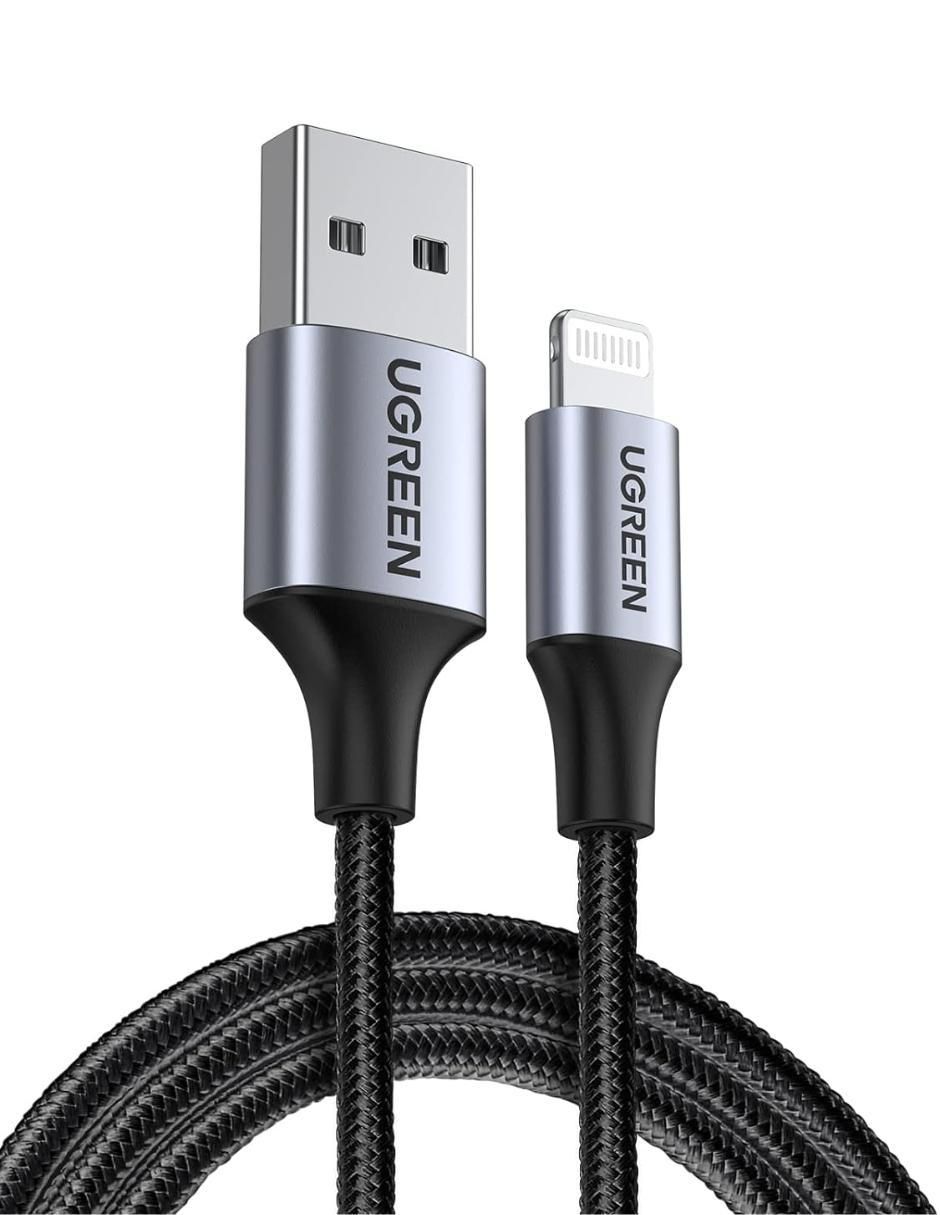 Cable USB A a tipo lightning de 1 m