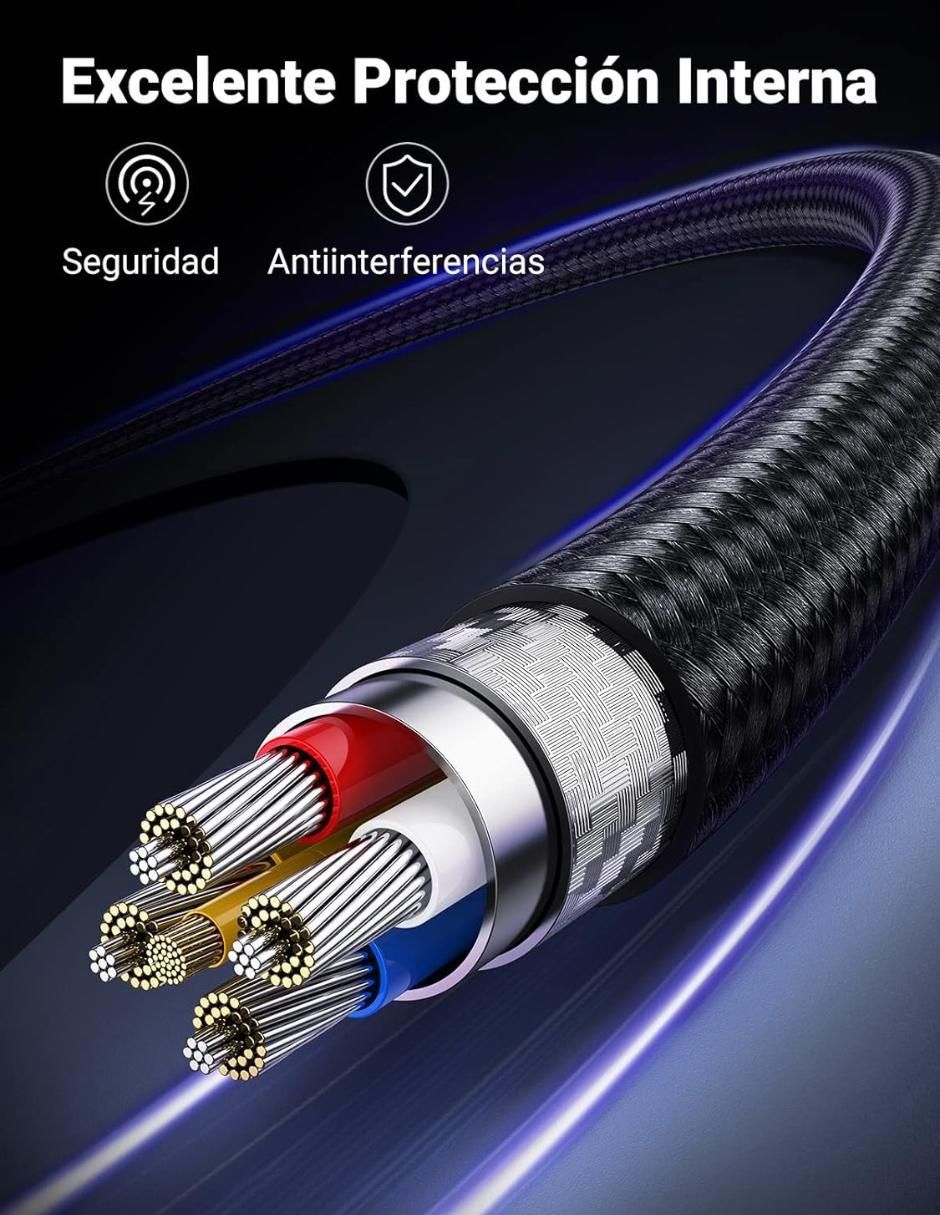 Cable USB A a tipo lightning de 1 m 4
