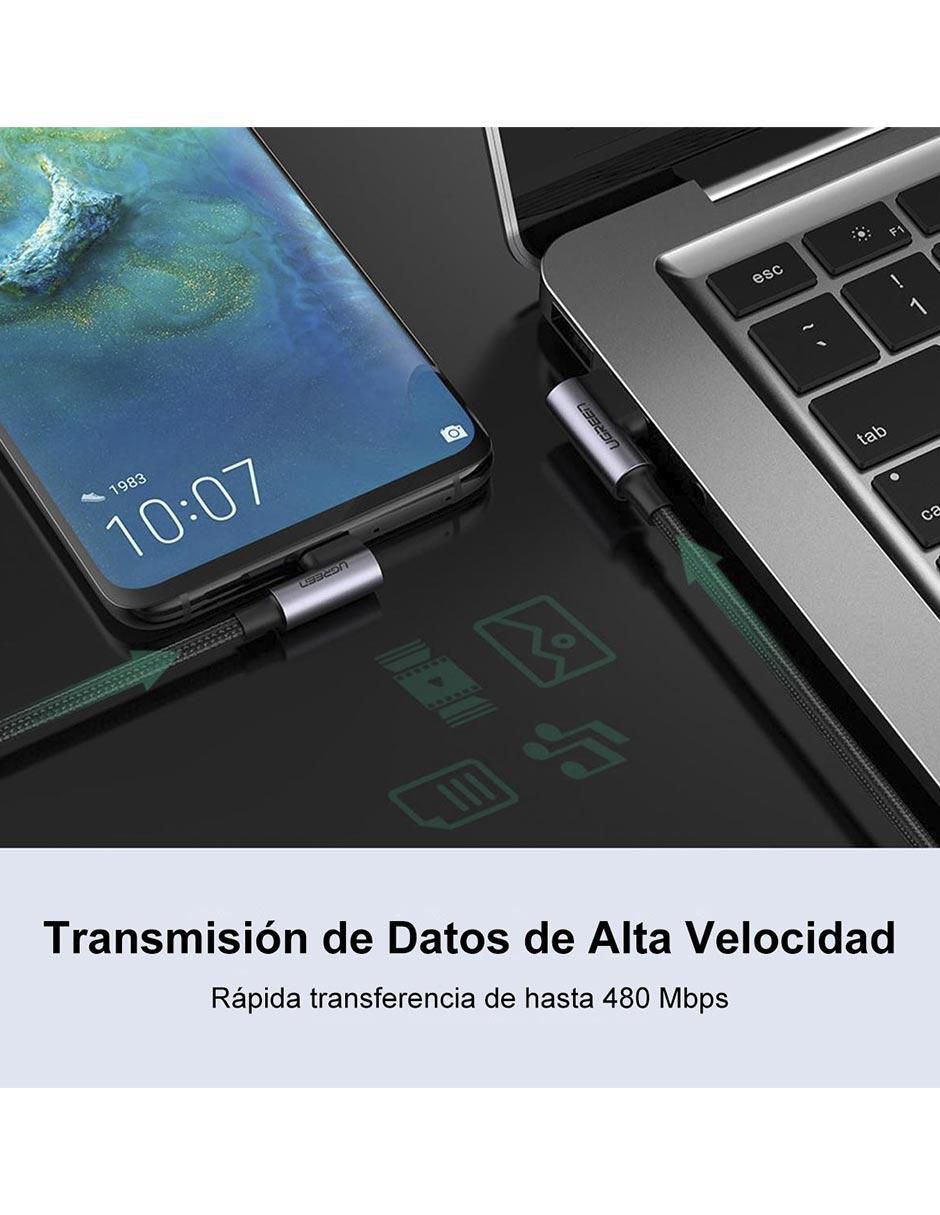 Cable USB C a tipo USB A de 1 m 4