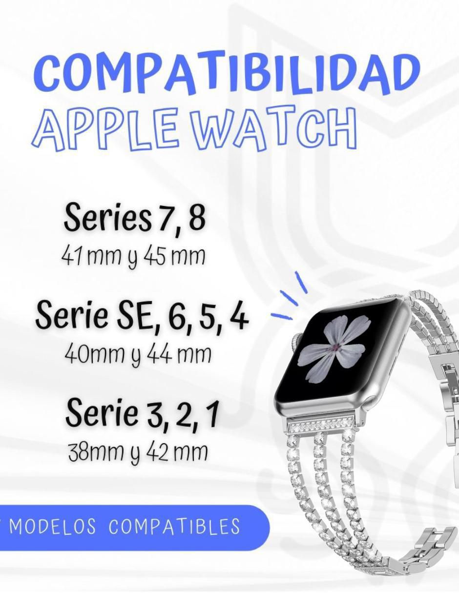 "correa para smartwatch" mamá pulpo "de" acero inoxidable