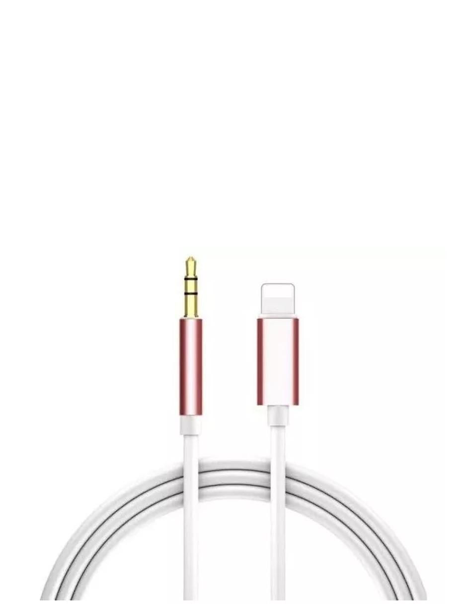 Cable auxiliar 3.5 mm a tipo lightning de 1 m Cable auxiliar 3.5 mm a tipo lightning de 1 m