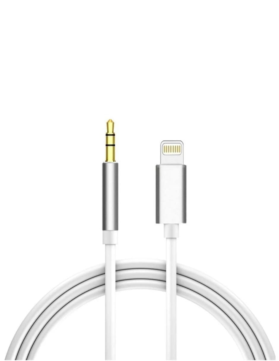 "cable" auxiliar 3.5 mm mr. gadgets "a tipo" lightning "de" 1 m