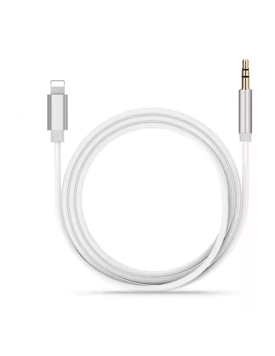 "cable" auxiliar 3.5 mm mr. gadgets "a tipo" lightning "de" 1 m