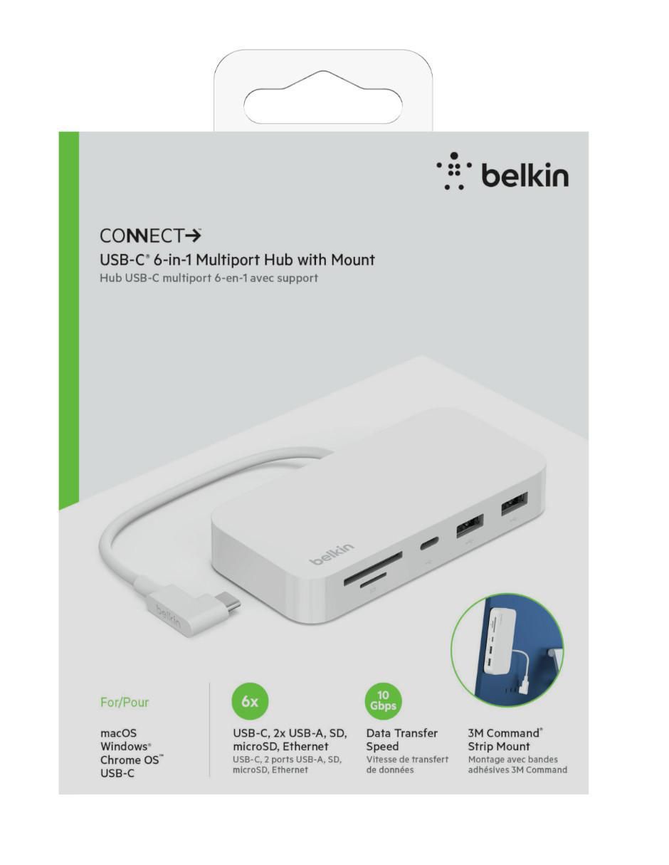 Hub INC011TTWH de 6 Salidas 8