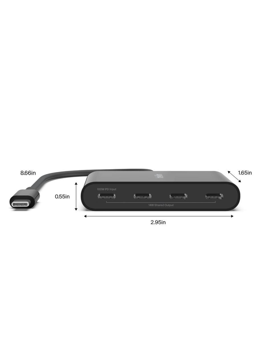 Hub AVC018BTBK de 4 Puertos USB 6