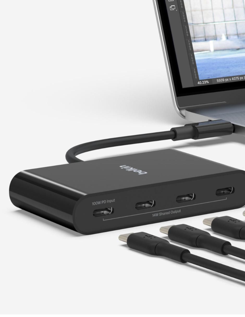 Hub AVC018BTBK de 4 Puertos USB 7