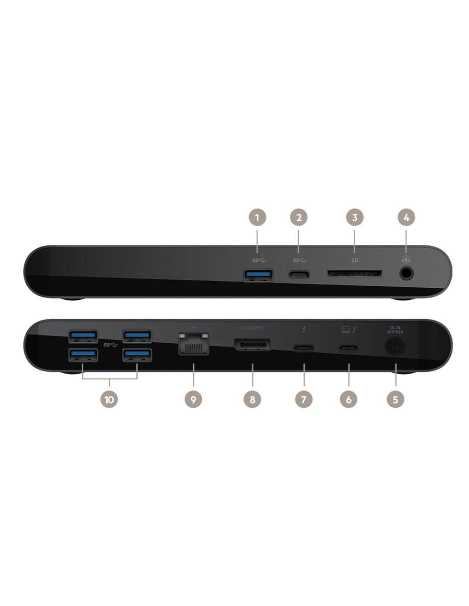 Hub Thunderbolt 3 de 10 Contactos 5