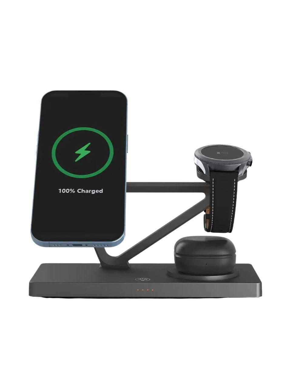 Estación de carga USB + USB tipo C 4