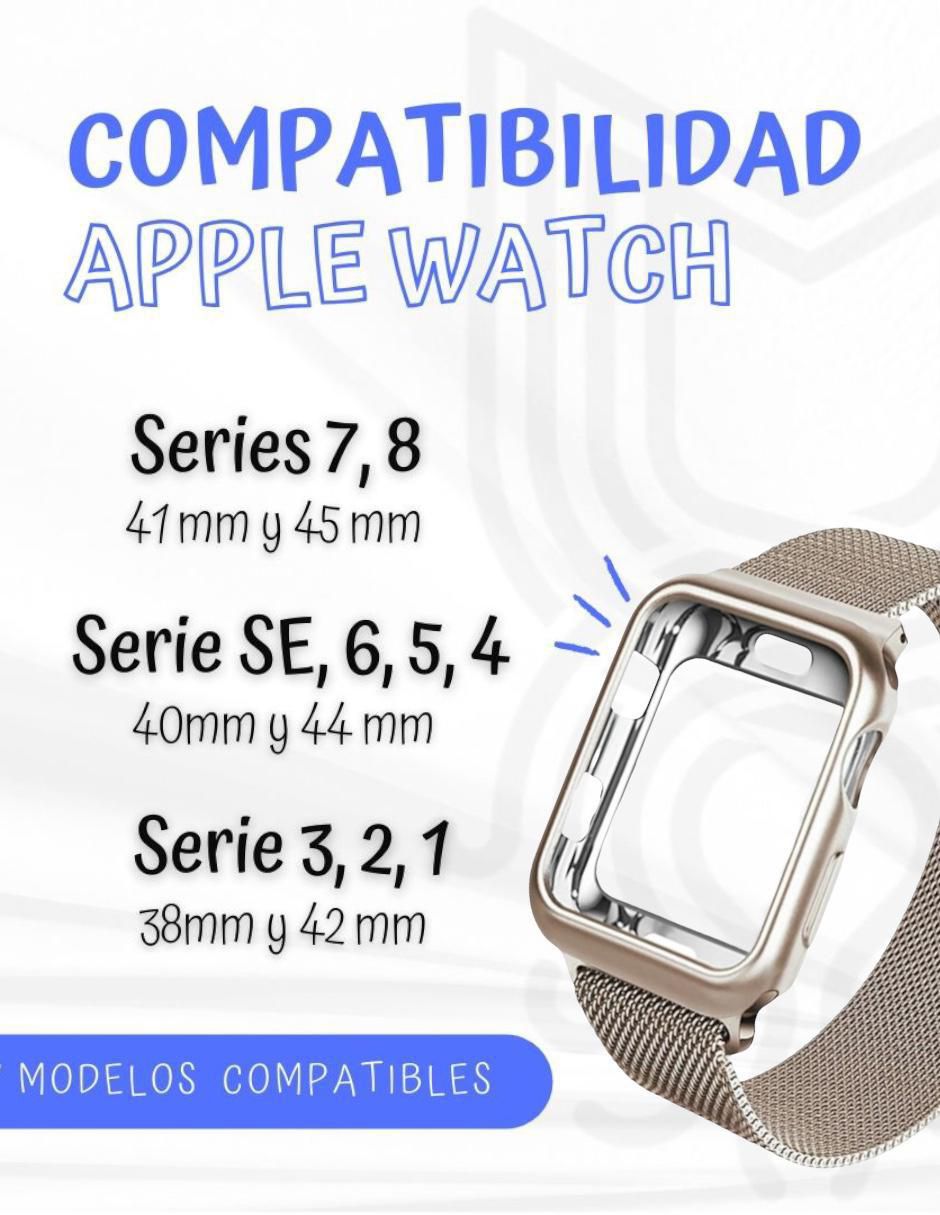 "correa para smartwatch" mamá pulpo "de" acero inoxidable