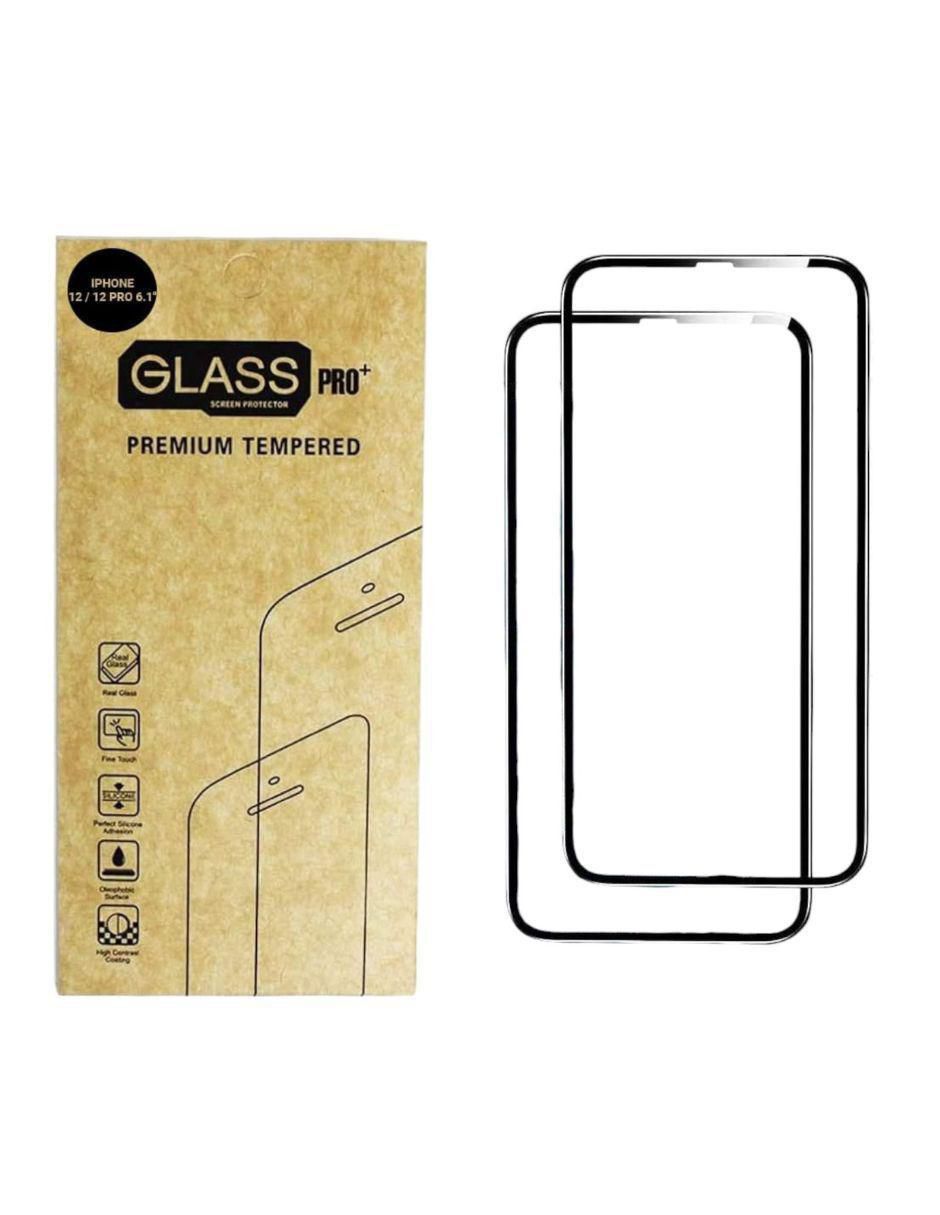 Set mica celular iPhone 12 y 12 Pro de cristal templado