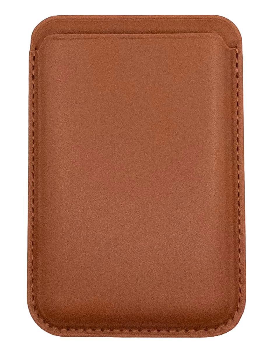 Tarjetero para celular de piel unisex