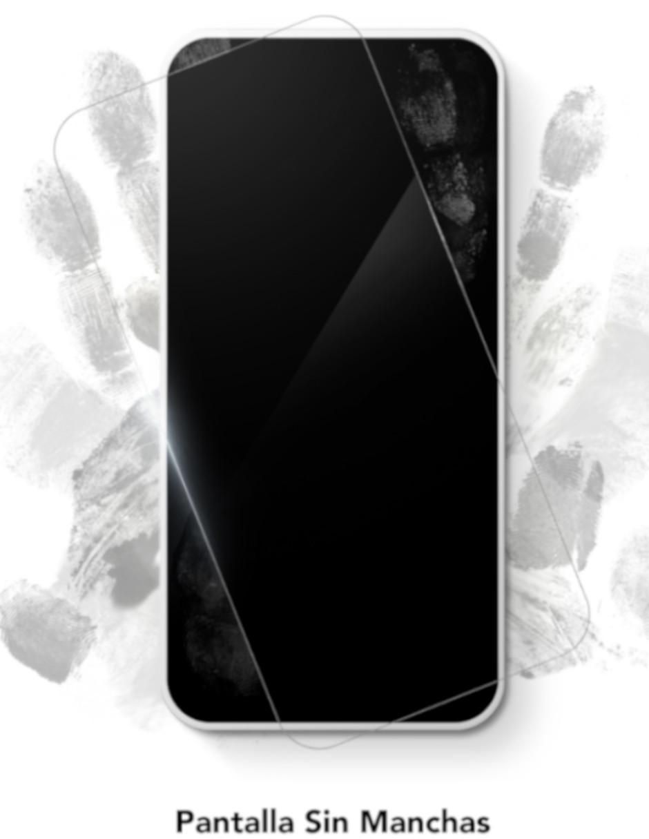 Mica teléfono iPhone 14 Pro Max de cristal templado 4