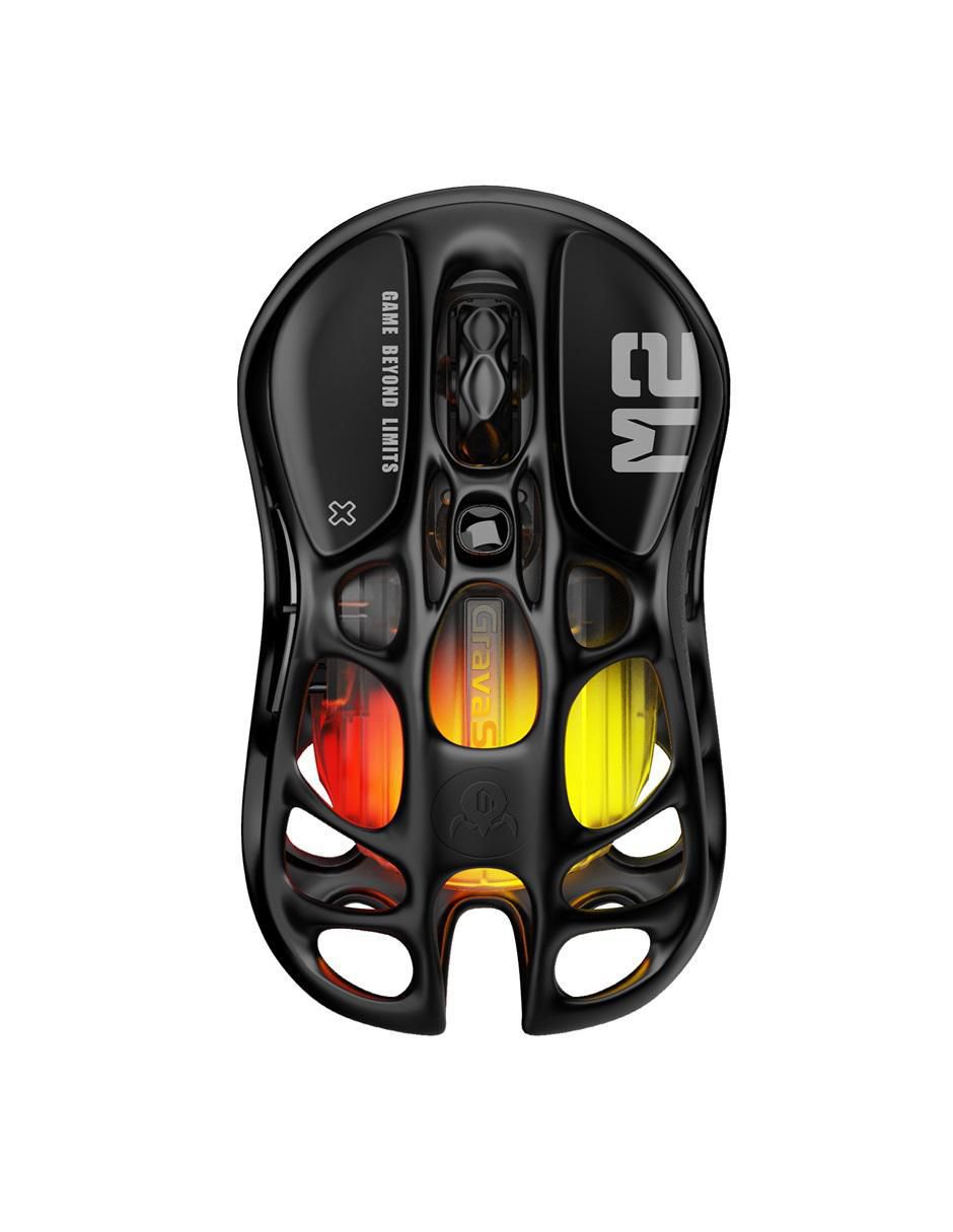 Mouse gamer inalámbrico Mercury M2 Musgvsmcrm2-bk