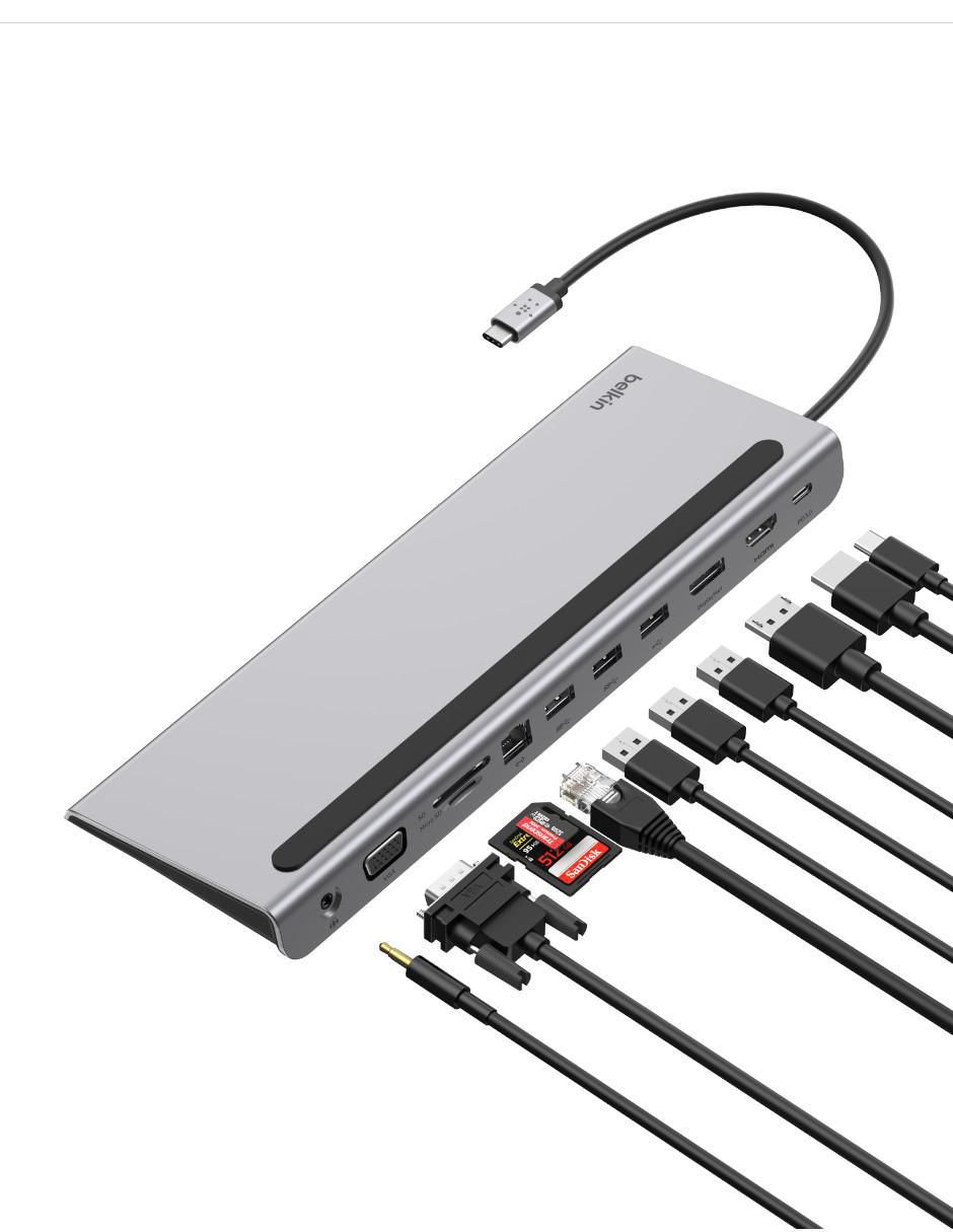 HUB Connect Base Dock USB-C de 11 contactos 2