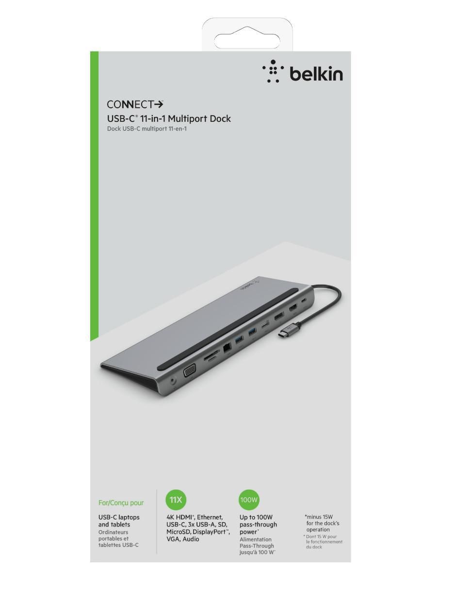 HUB Connect Base Dock USB-C de 11 contactos 3