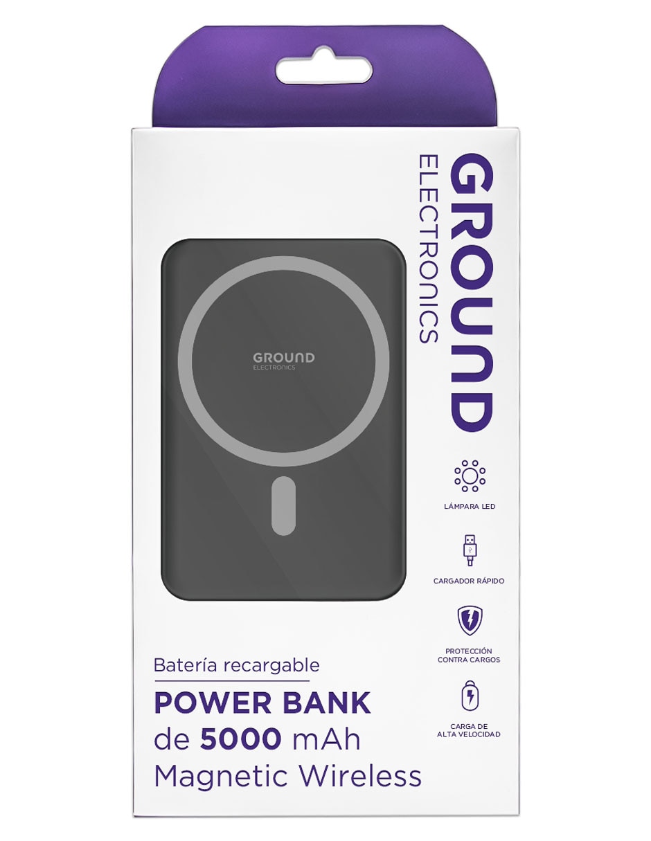 BATERÍAS GROUND 5000 MAH, NEGRO