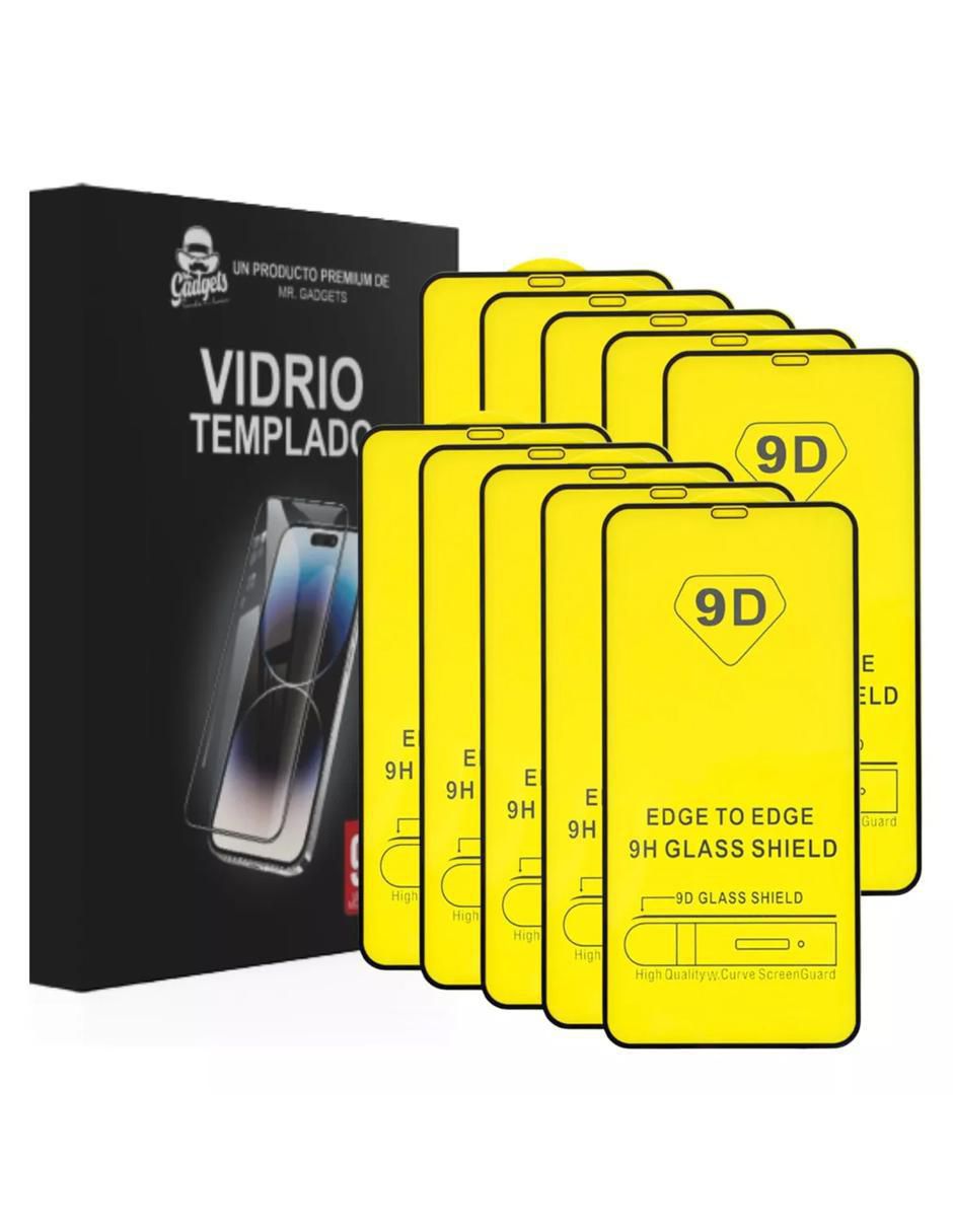 Set mica celular iPhone de cristal templado