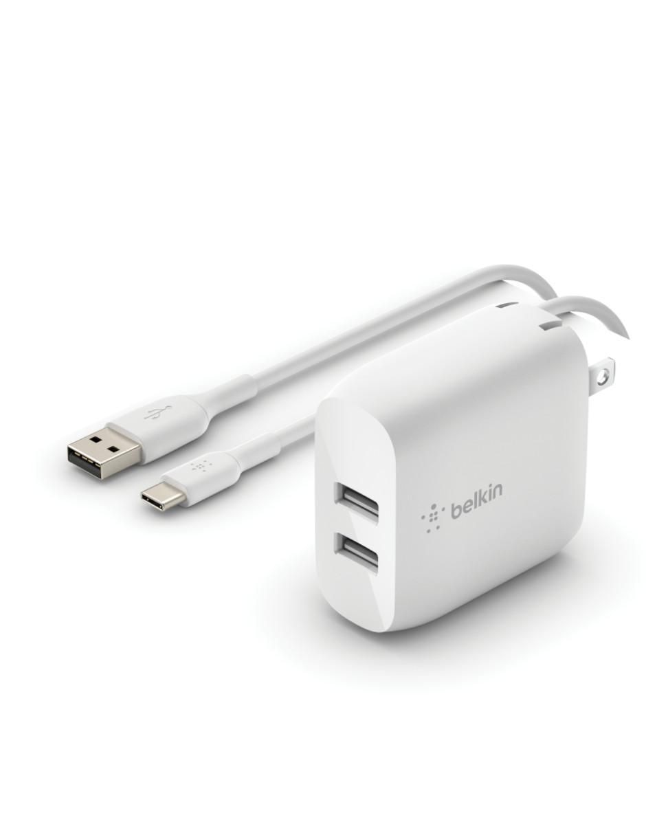 Cargador pared USB tipo A Cargador pared USB tipo A