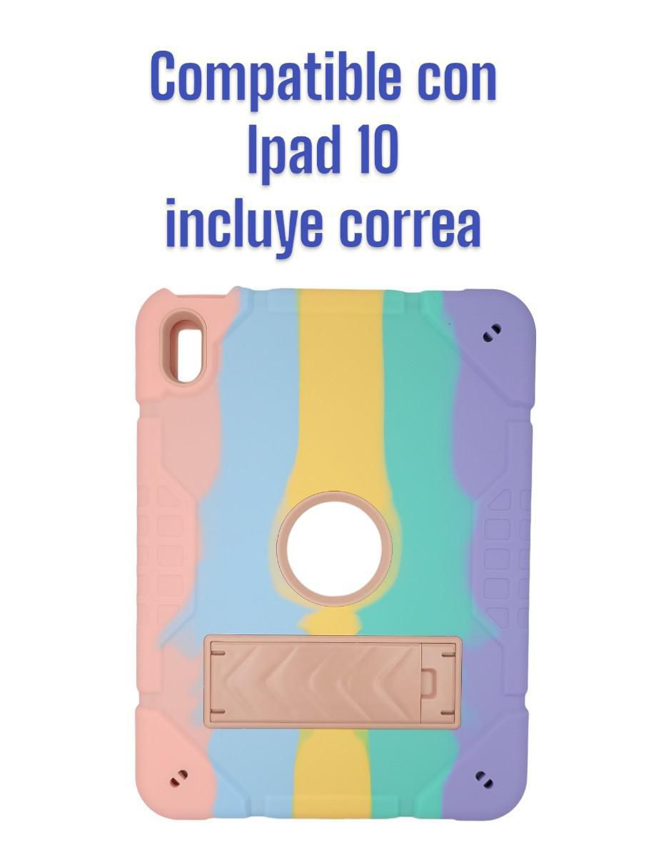 Funda para tablet ipad 10 rudo con correa teknet