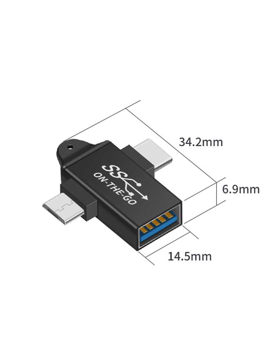 Adaptador USB micro a USB tipo C 4
