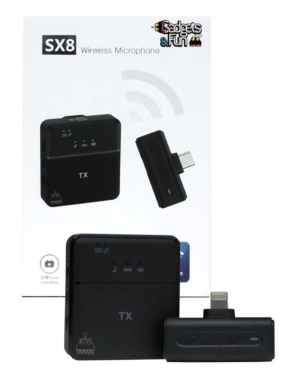 Micrófono profesional Inalámbrico lavalier lightning 3