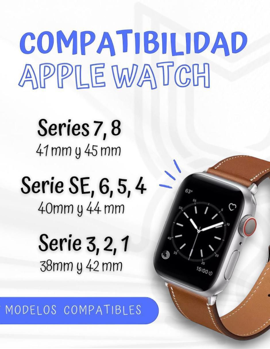 Correa para smartwatch de piel 5