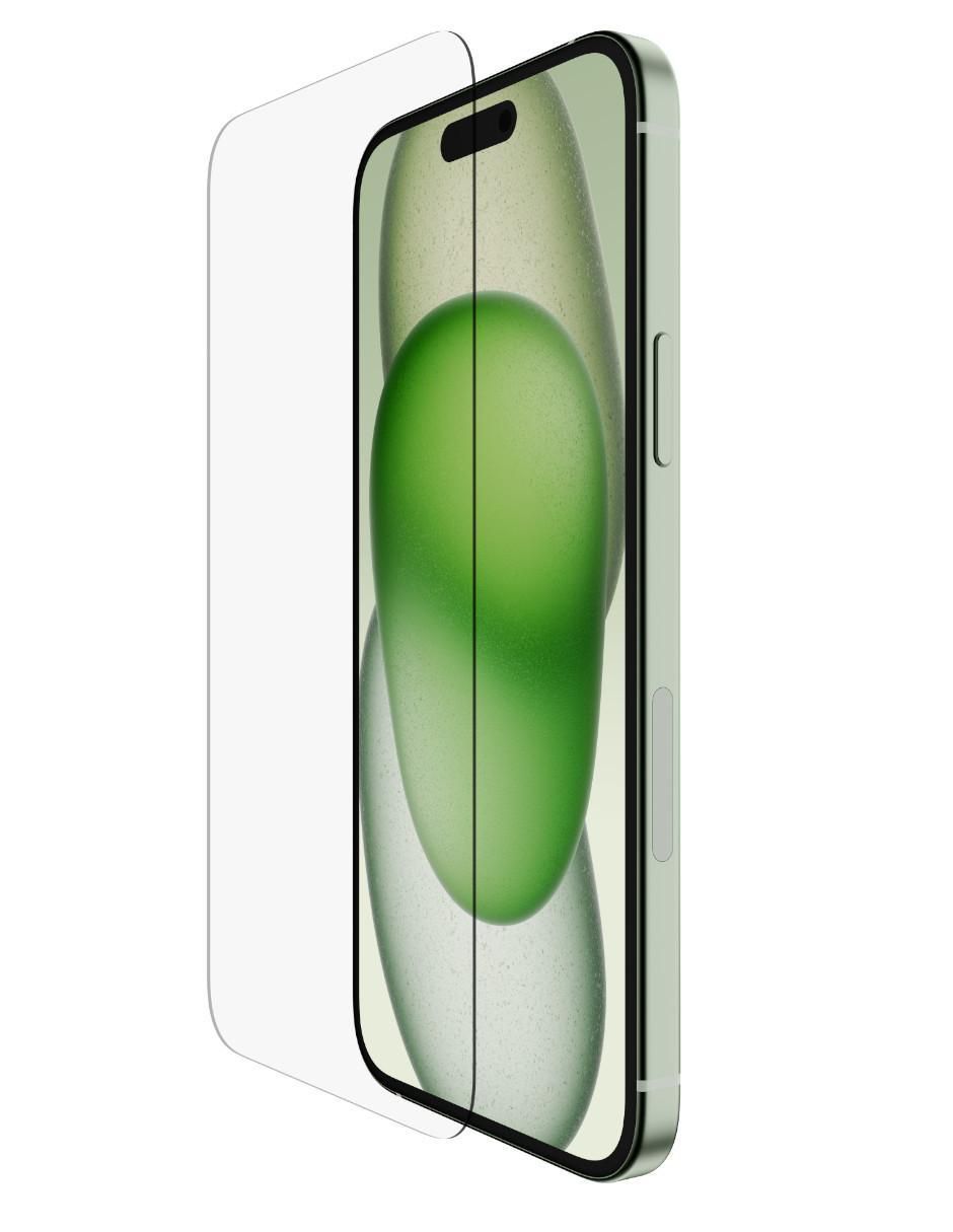 Mica celular iPhone 15 Plus y iPhone 14 Pro Max de cristal templado