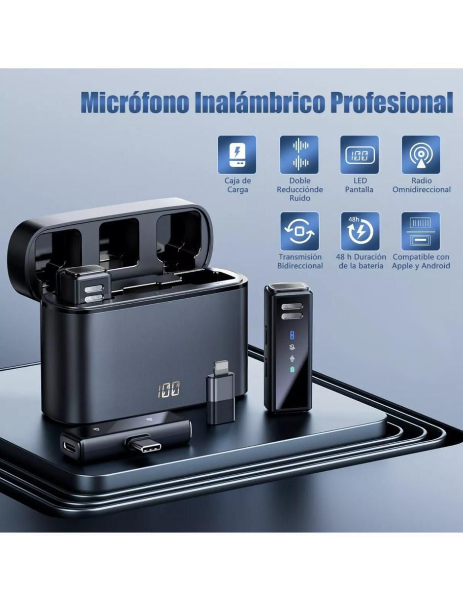 Micrófono portátil inalámbrica 3