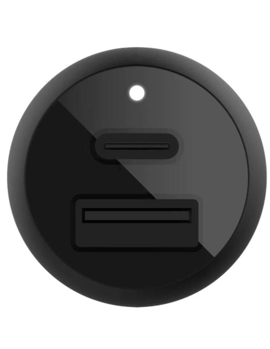 Cargador auto USB + USB tipo C 3