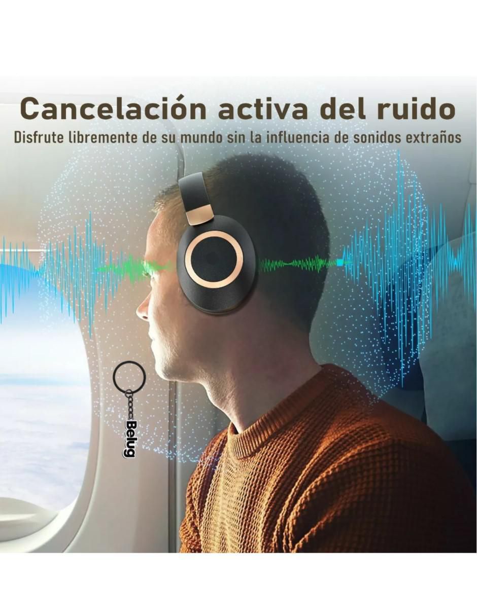 Audífonos Over-Ear inalámbricos con cancelación de ruido 3
