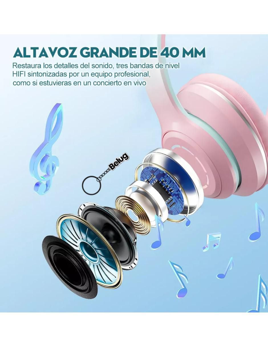 Audífonos Over-Ear alámbricos e inalámbricos con cancelación de ruido 3
