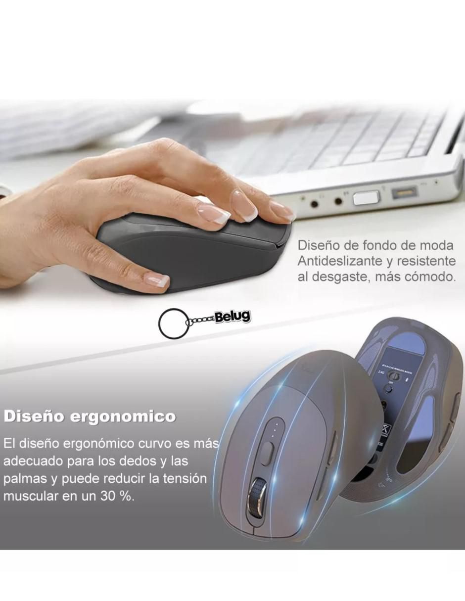 Mouse Gamer Inalámbrico mouse y llavero 3
