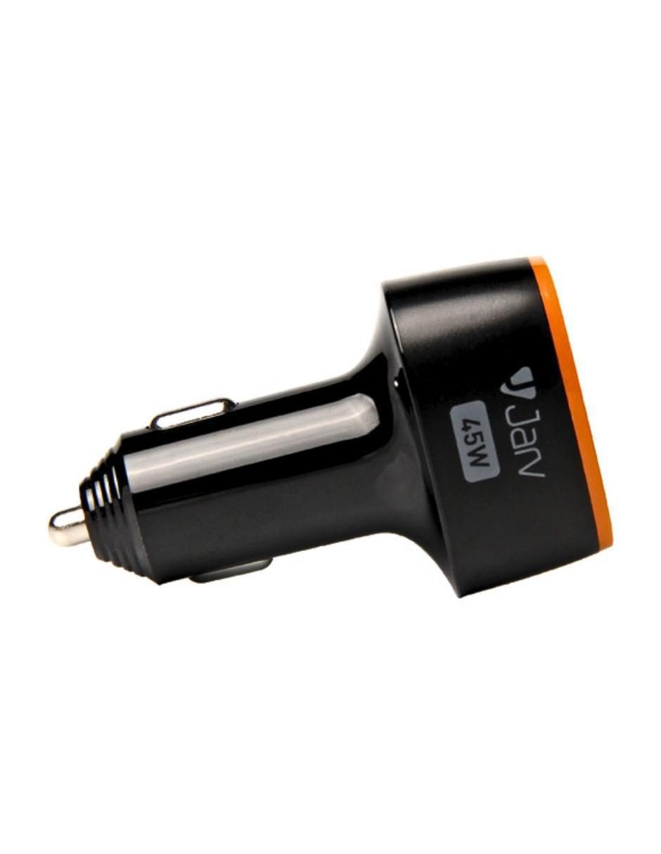 Cargador auto USB + USB tipo C