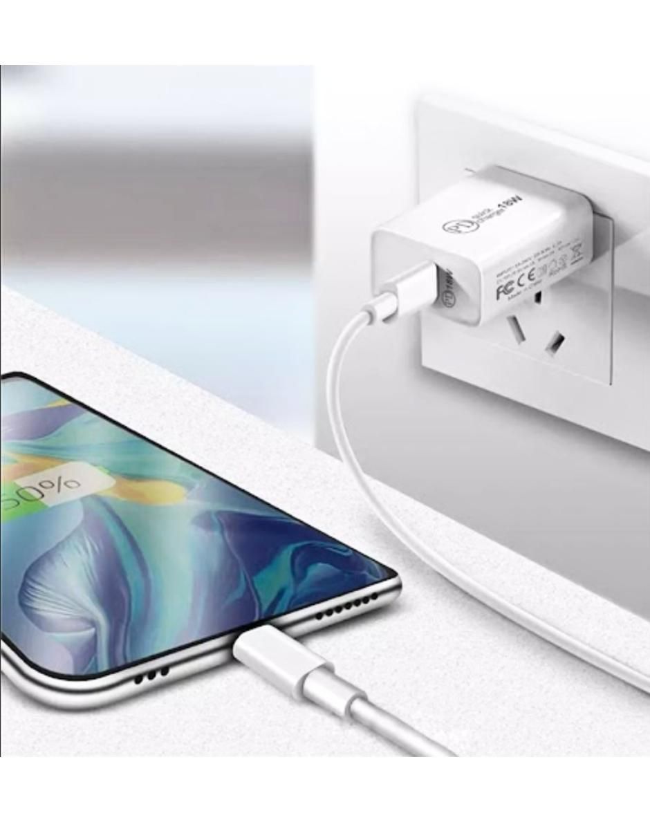 Cargador pared USB tipo C 3