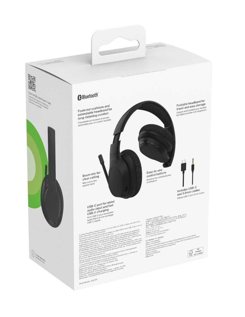 Audífonos Over-Ear Soundform inalámbricos con cancelación de ruido 9