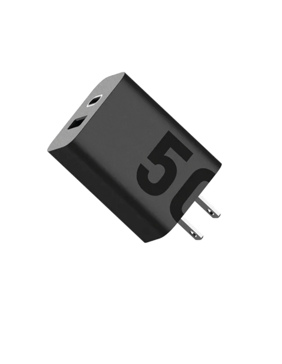 Cargador pared USB tipo A + USB tipo C