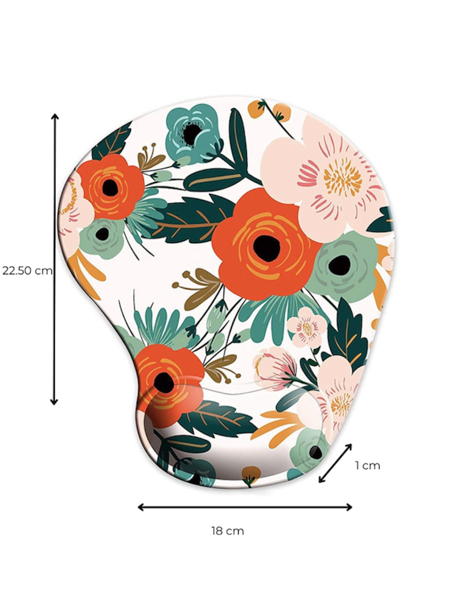 MOUSE PAD BOBA FLORES, NARANJA