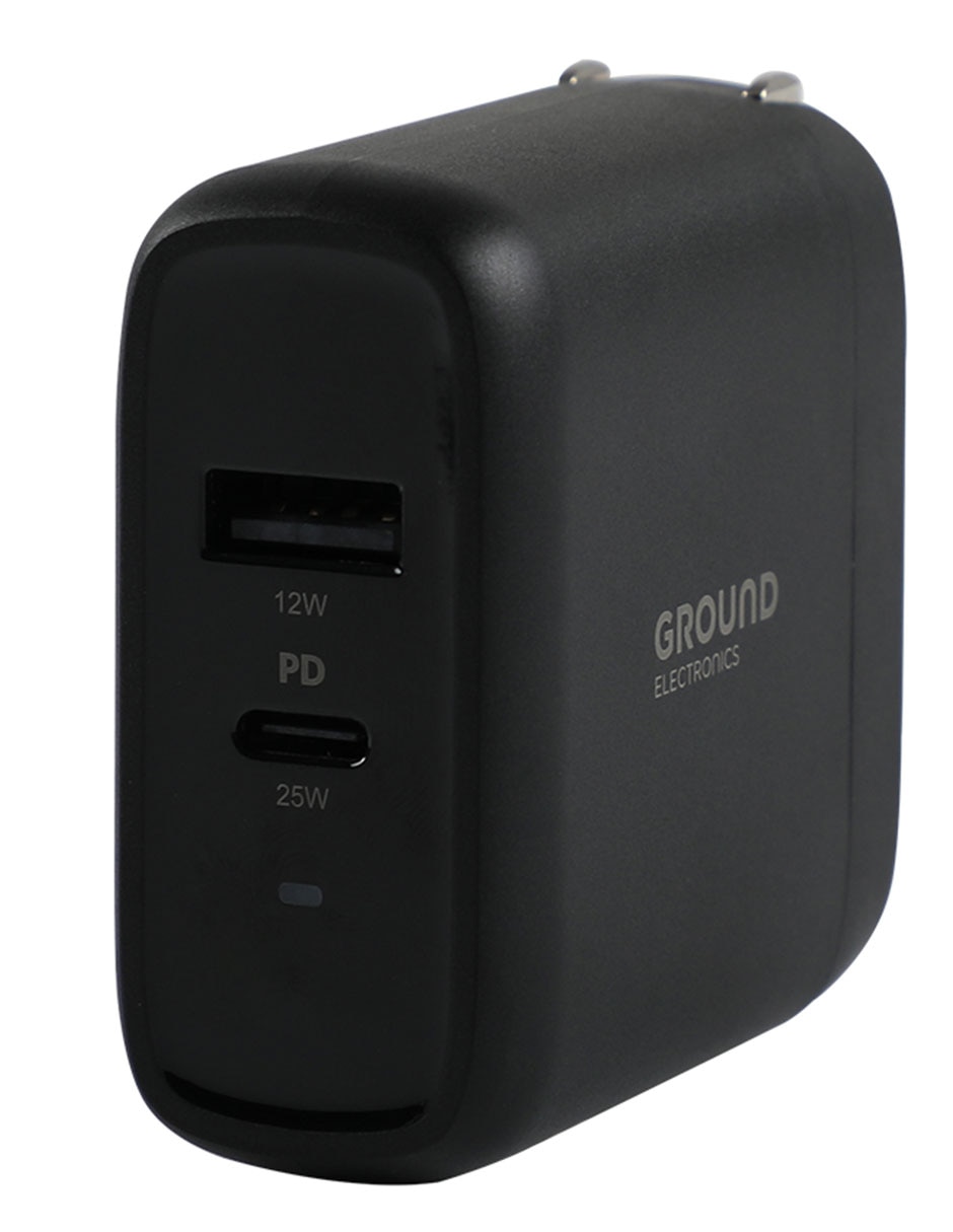 ADAPTADOR GROUND 37W, NEGRO